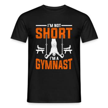 Gymnastics Gymnasts - Men's T-Shirt - black - Front - AI Model Male 178 light (178cm)