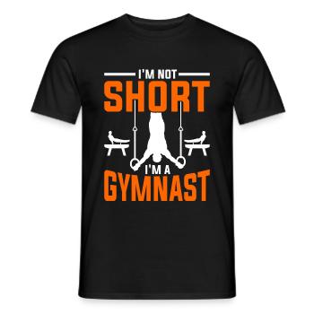 Turnen Taille - T-shirt homme - noir - Devant - AI Model Male 178 light (178cm)