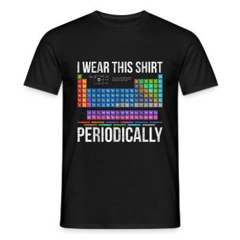 Chemie Outfit - Männer T-Shirt - Schwarz - Vorne - AI Model Male 178 light (178cm)