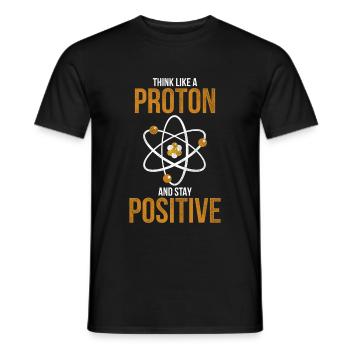 Chimie proton - T-shirt homme - noir - Devant - AI Model Male 178 light (178cm)