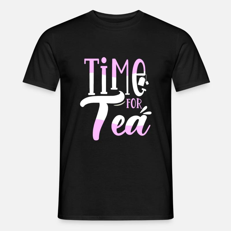 Tee - Männer T-Shirt - Schwarz