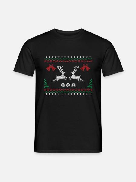 Noël moche - T-shirt homme - noir