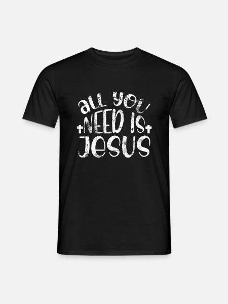Jesus - Men's T-Shirt - black