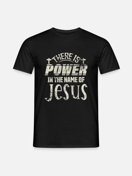 Jésus - T-shirt homme - noir