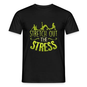 Yoga - T-shirt homme - noir - Devant - AI Model Male 178 light (178cm)