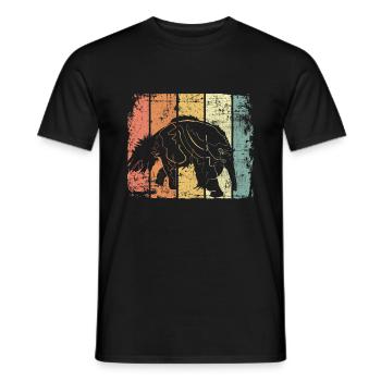 anteater - Men's T-Shirt - black - Front - AI Model Male 178 light (178cm)