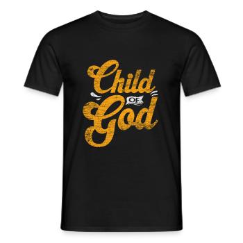 Gott - Männer T-Shirt - Schwarz - Vorne - AI Model Male 178 light (178cm)