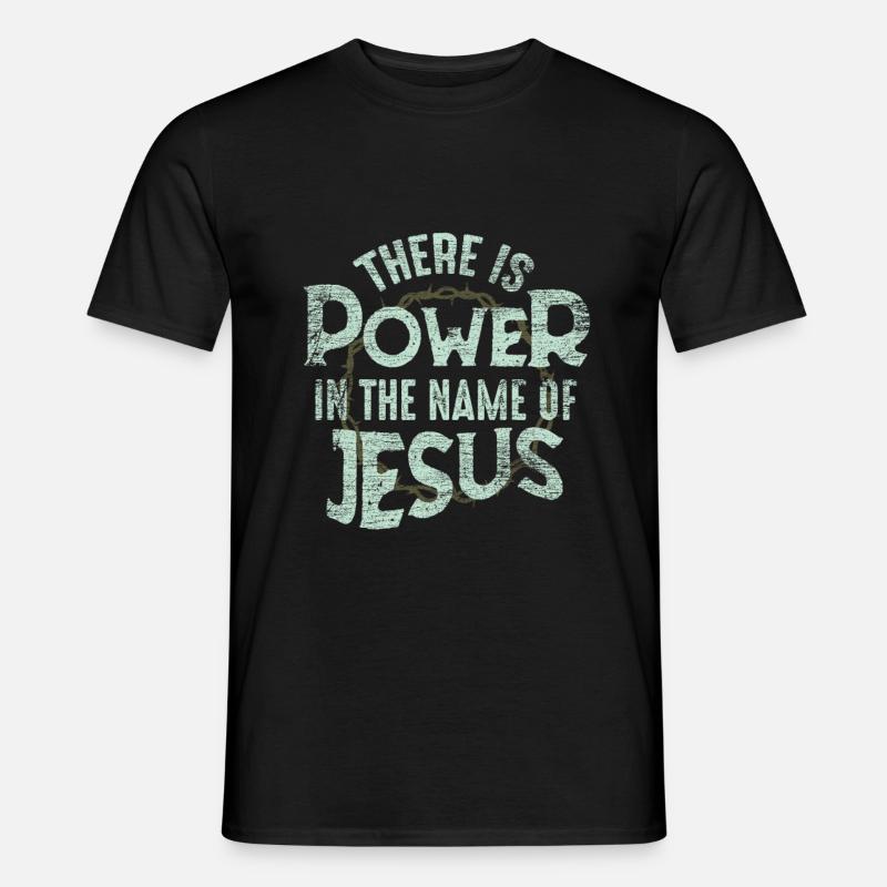 Jesus - Mænd T-shirt - sort