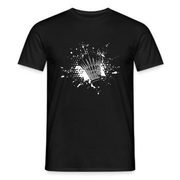 badminton - T-shirt homme - noir - Devant - AI Model Male 178 light (178cm)