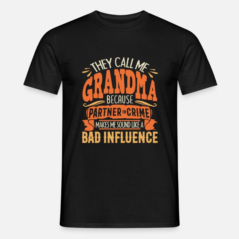 Oma - Männer T-Shirt - Schwarz