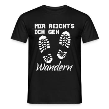 J’EN AI ASSEZ D’ALLER FAIRE DE LA RANDONNÉE. - T-shirt homme - noir - Devant - AI Model Male 178 light (178cm)