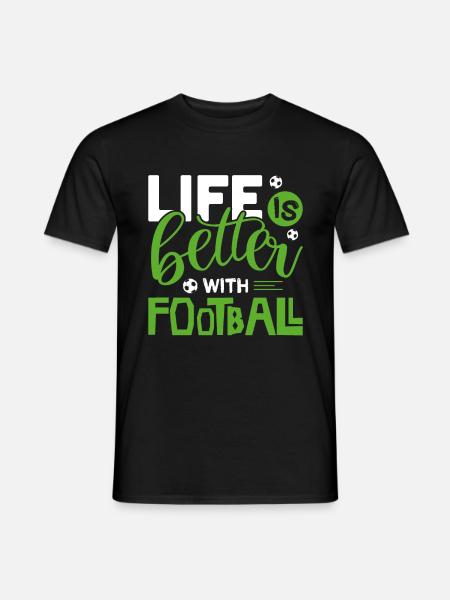Soccer - Men's T-Shirt - black