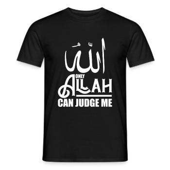 Islam Allah - Männer T-Shirt - Schwarz - Vorne - AI Model Male 178 light (178cm)