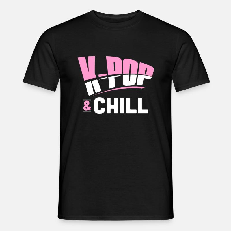 K-Pop - Männer T-Shirt - Schwarz