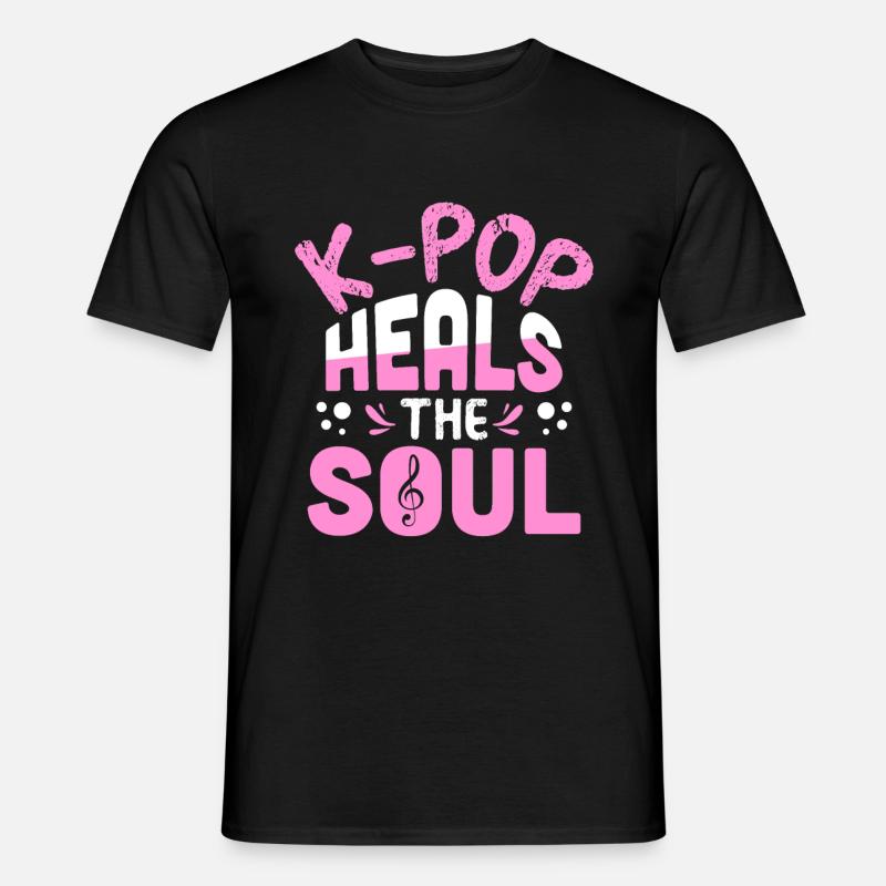 K-Pop - Männer T-Shirt - Schwarz