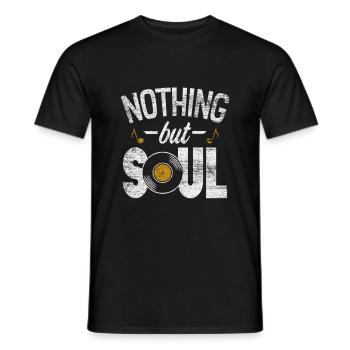 Musique soul - T-shirt homme - noir - Devant - AI Model Male 178 light (178cm)