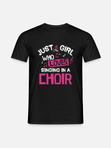 Chanteuse de choeur - T-shirt homme - noir