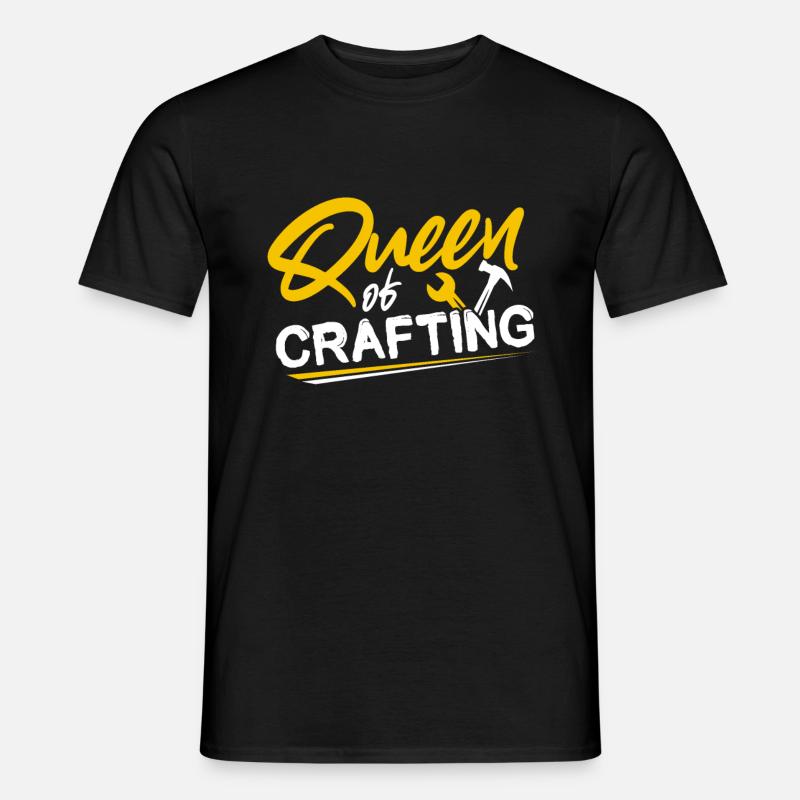 Handwerkerin - Männer T-Shirt - Schwarz