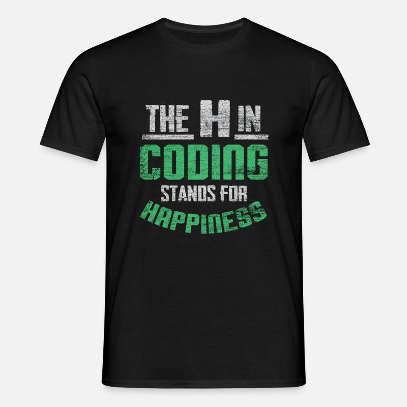 Programmieren - Männer T-Shirt - Schwarz