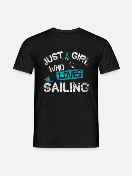 Fille de voile - T-shirt homme - noir