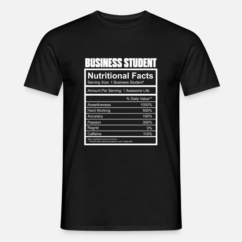 BWL Student - Männer T-Shirt - Schwarz