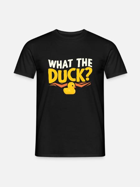 Squeaky duck - Men's T-Shirt - black