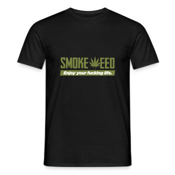 Mauvaises herbes - T-shirt homme - noir - Devant - AI Model Male 178 light (178cm)