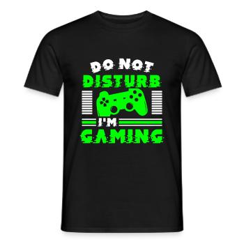 Gaming - T-shirt homme - noir - Devant - AI Model Male 178 light (178cm)