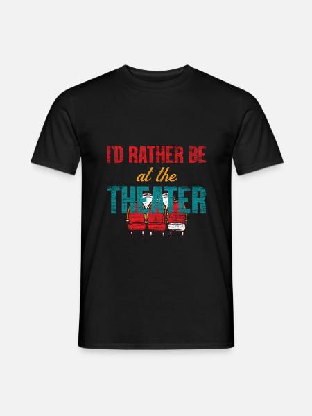 theatre - Men's T-Shirt - black