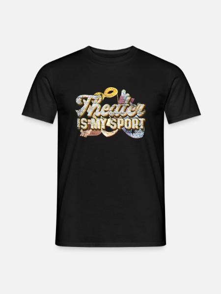 theatre - Men's T-Shirt - black