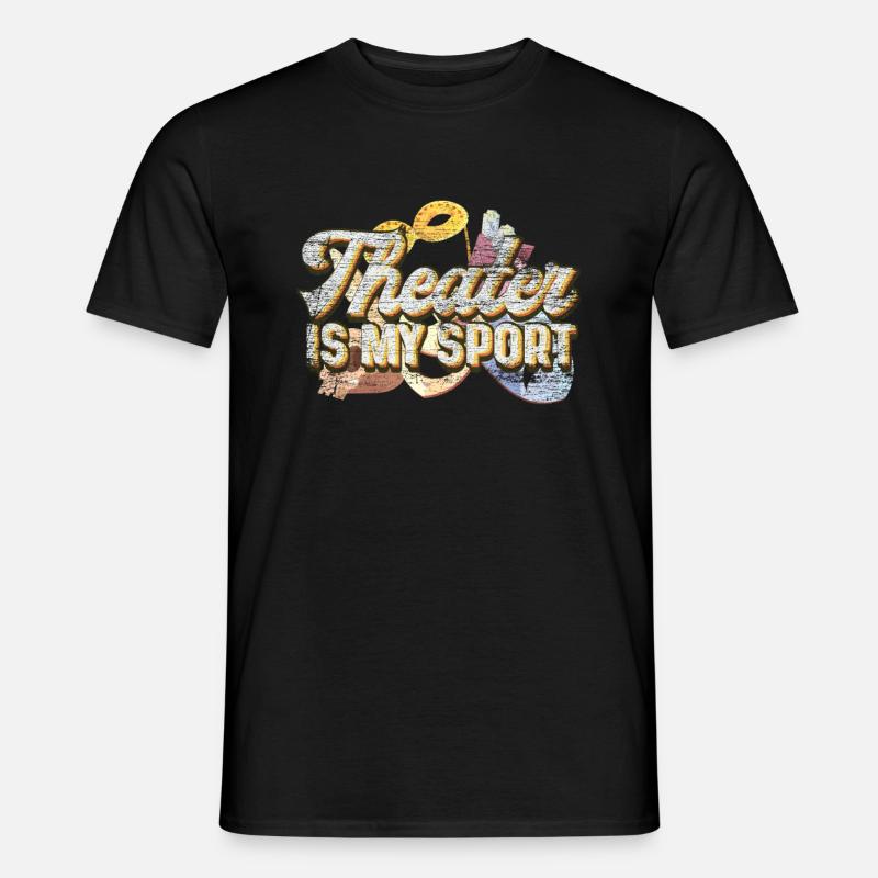 Theater - Männer T-Shirt - Schwarz