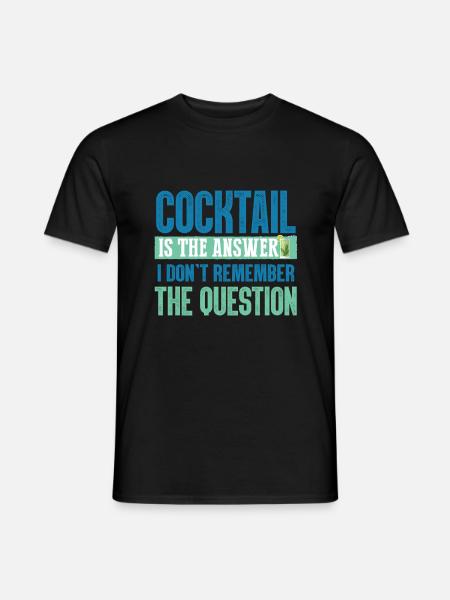 cocktails - Men's T-Shirt - black