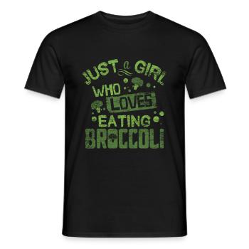 brocoli - T-shirt homme - noir - Devant - AI Model Male 178 light (178cm)