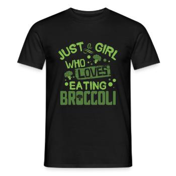 brocoli - T-shirt homme - noir - Devant - AI Model Male 178 light (178cm)