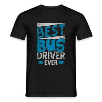 conducteur - T-shirt homme - noir - Devant - AI Model Male 178 light (178cm)