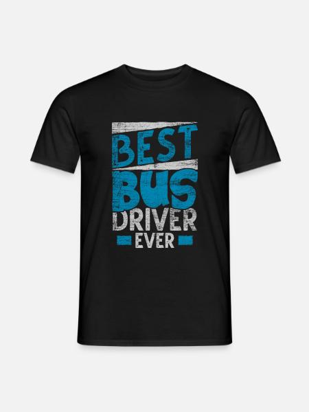 bus driver - Men's T-Shirt - black