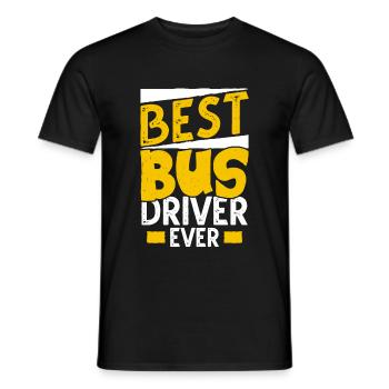 conducteur - T-shirt homme - noir - Devant - AI Model Male 178 light (178cm)