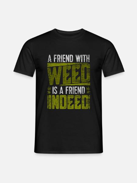 cannabis - T-shirt homme - noir