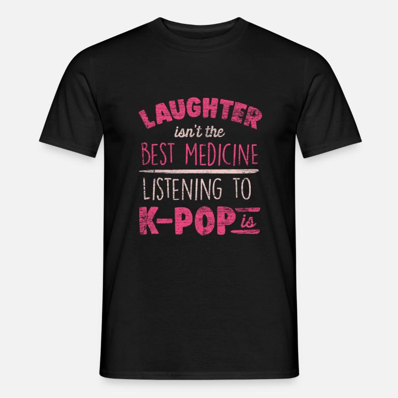 K-Pop - Männer T-Shirt - Schwarz