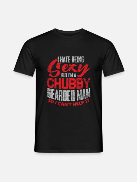 Sexy beard and thick - Men's T-Shirt - black