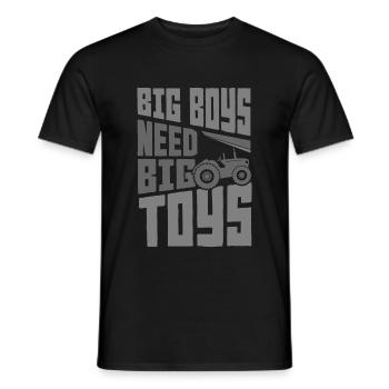 tractor - Men's T-Shirt - black - Front - AI Model Male 178 light (178cm)