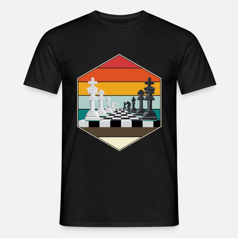 Schachmatt - Männer T-Shirt - Schwarz