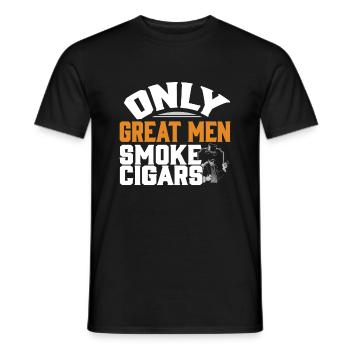 cigares - T-shirt homme - noir - Devant - AI Model Male 178 light (178cm)