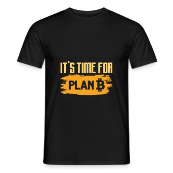 Bitcoin - T-shirt homme - noir - Devant - AI Model Male 178 light (178cm)