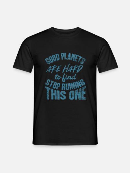 Climate protection - Men's T-Shirt - black