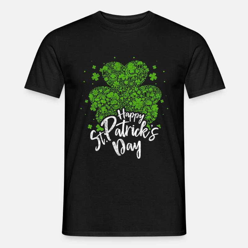 Saint Patricks Day - Männer T-Shirt - Schwarz