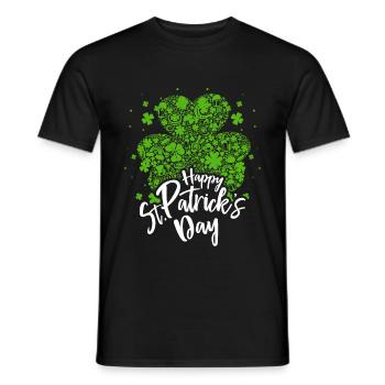 Irlande patrie Saint Patricks Day - T-shirt homme - noir - Devant - AI Model Male 178 light (178cm)