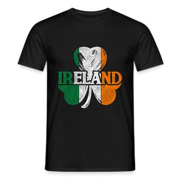 Irlande - T-shirt homme - noir - Devant - AI Model Male 178 light (178cm)