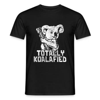 Koala Eukalyptus Geschenk - Männer T-Shirt - Schwarz - Vorne - AI Model Male 178 light (178cm)