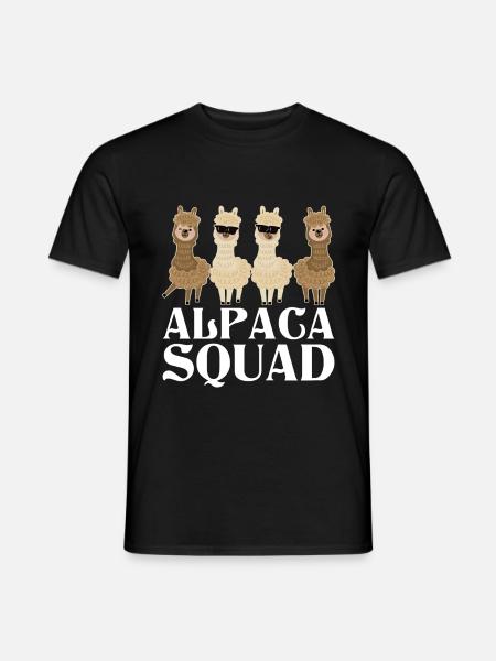 alpaga - T-shirt homme - noir